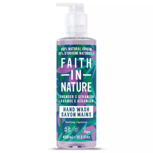 FAITH IN NATURE KÉZMOSÓ LEVENDULA ÉS GERÁNIUM 400 ML