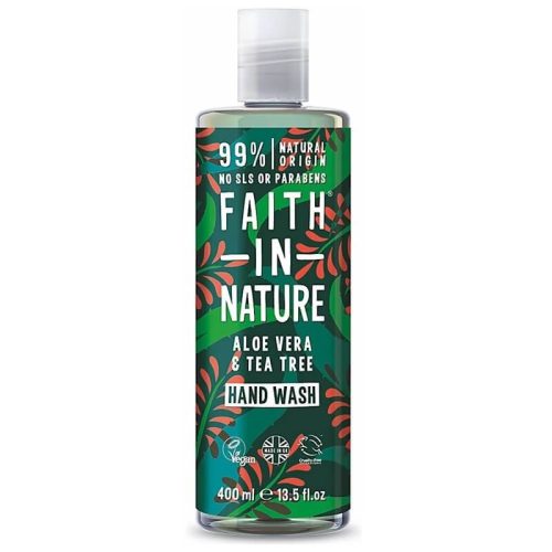 FAITH IN NATURE KÉZMOSÓ UTÁNTÖLTŐ ALOE VERA ÉS TEAFA 400 ML