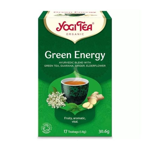 Yogi Tea® Bio Energizáló zöld tea- 17 db