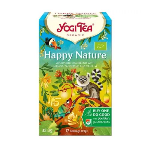 Yogi Tea® Boldog természet bio tea - 17db