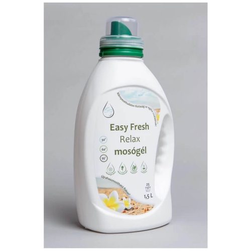 Easy Fresh Relax Színmentes Mosógél hipoallergén illattal - 1.5L