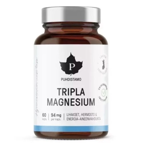 PUHDISTAMO TRIPLA MAGNÉZIUM KOMPLEX - 60 KAPSZULA