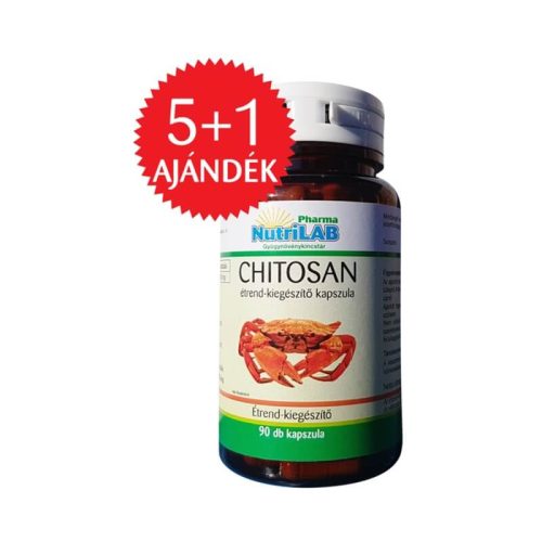 NutriLAB Chitosan kapszula 90db - 5+1 AJÁNDÉK