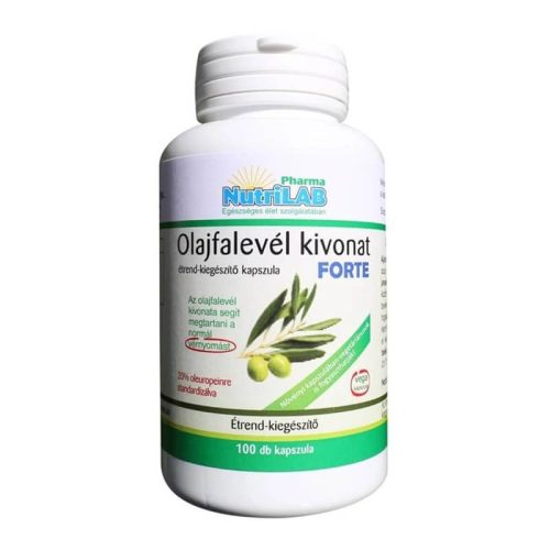 NutriLAB Olajfalevél kivonat Forte 500 mg vega kapszula 100db 