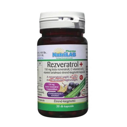 NutriLAB Rezveratrol vega kapszula 30db