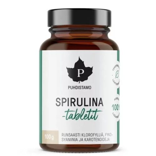 PUHDISTAMO SPIRULINA TABLETTA 100G