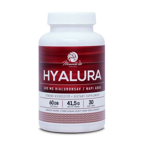 HYALURA 600 MG HIALURONSAV + KOLLAGÉN KAPSZULA, 60DB