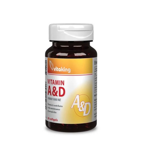 Vitaking A + D vitamin komplex - 60 gélkapszula