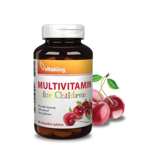 Vitaking Meggyes Multivitamin - 90 rágótabletta