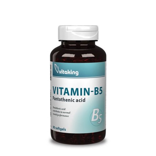 Vitaking B5-vitamin Pantoténsav 200mg - 90 gélkapszula