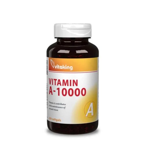 Vitaking A-vitamin csukamáj olajjal 10000NE - 250 gélkapszula