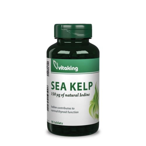 Vitaking Tengeri Moszat (Sea Kelp) magas Jód tartalommal - 90 tabletta