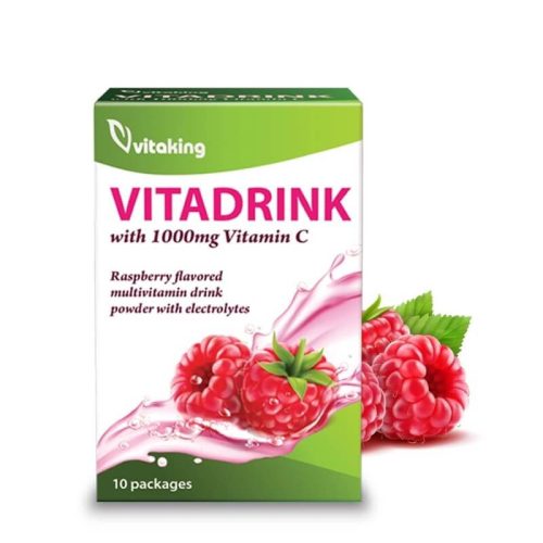 Vitaking VitaDrink elektrolit italpor vitaminokkal - 10 tasak