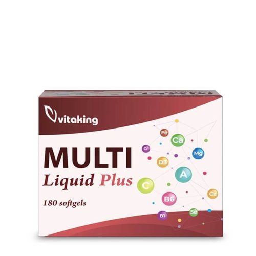 Vitaking Multi Liquid Plusz - 180 gélkapszula