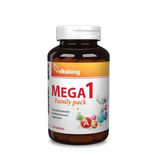 Vitaking Mega1 Family Multivitamin - 120 tabletta