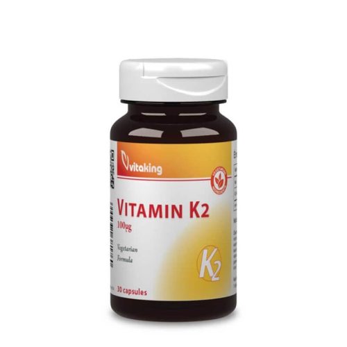 Vitaking K2-vitamin 100µg - 30 kapszula