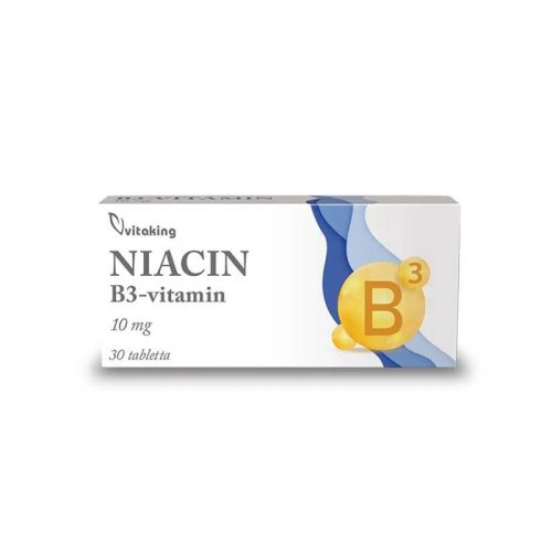 Vitaking B3-vitamin Niacin 10mg - 30 tabletta