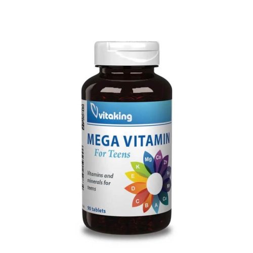 Vitaking Mega Vitamin Tiniknek - 90 tabletta