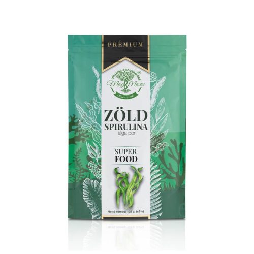 Magmaxx Zöld Spirulina prémium alga 125g