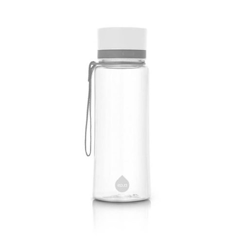 EQUA Sima fehér kulacs (BPA mentes) - 600 ml