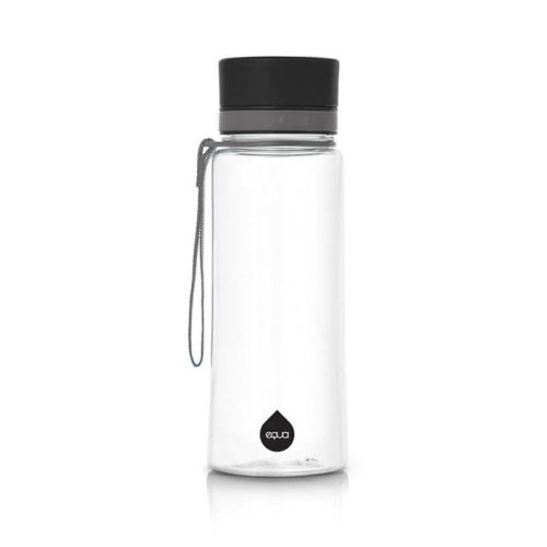 EQUA Sima fekete kulacs (BPA mentes) - 600 ml